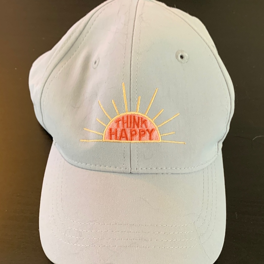 Redmond clothing Light Blue 'Think Happy' Cap adjustable